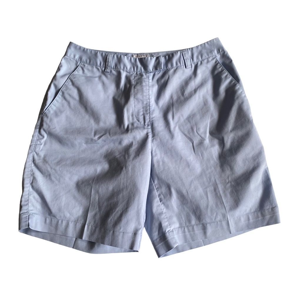 Adidas Stretch Pale Blue Golf Walking Shorts Sz 8
